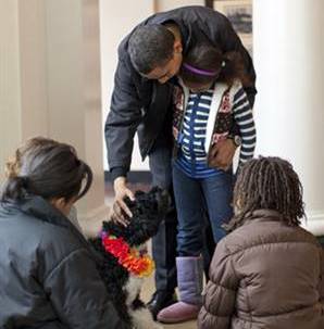 Sasha Obama Pink kids sheepskin boots Boots